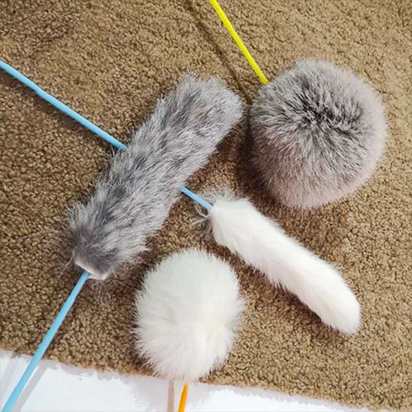 

cats love fur funny cat stick rod all toys pet supplies