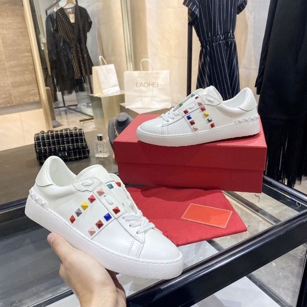 

crystal shoes black white platform classic casual shoes casual sports shoes mens womens sneakers designer dress crystal bottom shoe sports, Black;red