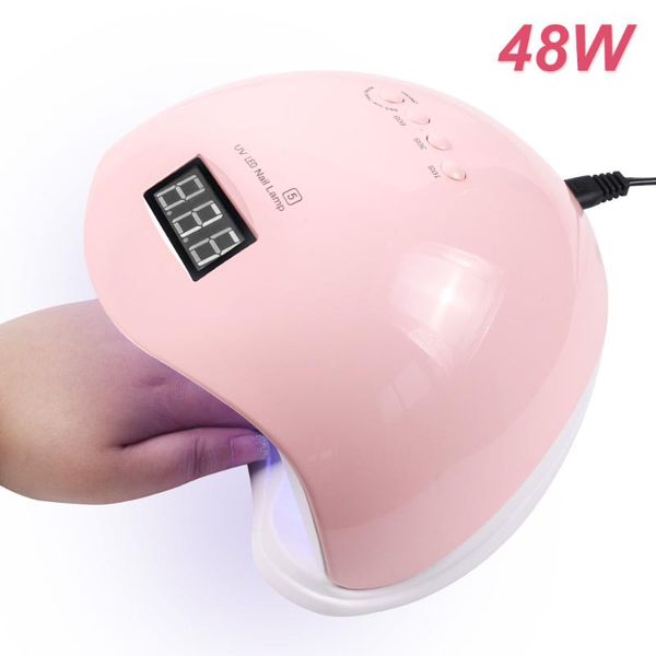 

nail dryers 48w sun led lamp uv dryer polish light timer 10/30/60s/99s automatic inductio manicure tools