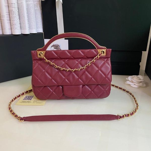 

evening bags 2021 castle luxury women designer lambskin advanced handcraft style real leather fashion purse ladies shoulder bag