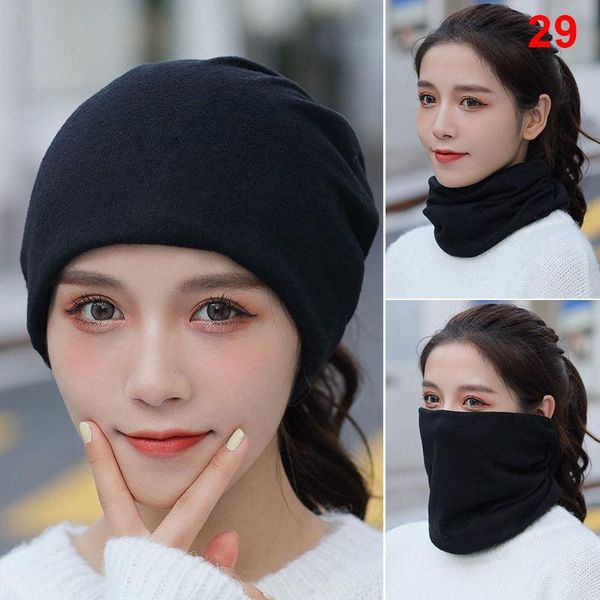 

women multifunctional scarf hat outdoor cycling sports collar face coverings dustproof cold and warm headscarf h scarves, Blue;gray