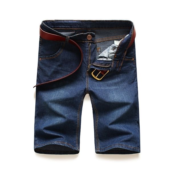 

airgracias plus size 28-46 new fashion mens classic short jeans brand clothing bermuda cotton elasticity summer denim shorts 210330, White;black