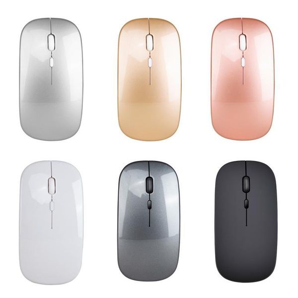 

mice 1pc 2.4g wireless mouse rechargeable charging ultra-thin silent mute office notebook opto-electronic for pc lap