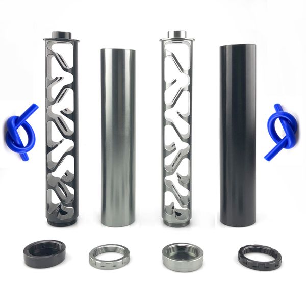 

upgraded l 10" 1/2 x 28 5/8-24 fuel filter monocore extended hollow 12mm baffles car modification fuel catch solvent trap