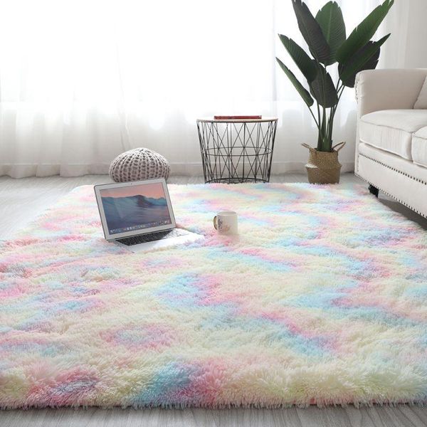 

carpets long plush area rug soft fake fur washable non-slip.decorative floor mat for,living room bedroom playing room.