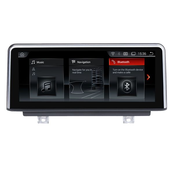 Lettore autoradio da 10,25 pollici Schermo di navigazione Car dvd Audio Stereo PX6 2DIN 1-Din Android 10 per BMW Serie 3 / Serie 4-2018