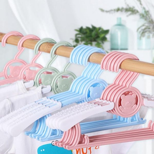 

hangers & racks 20pcs baby clothes hanger flexible clothing display kids unmarked children coats hanger-abux