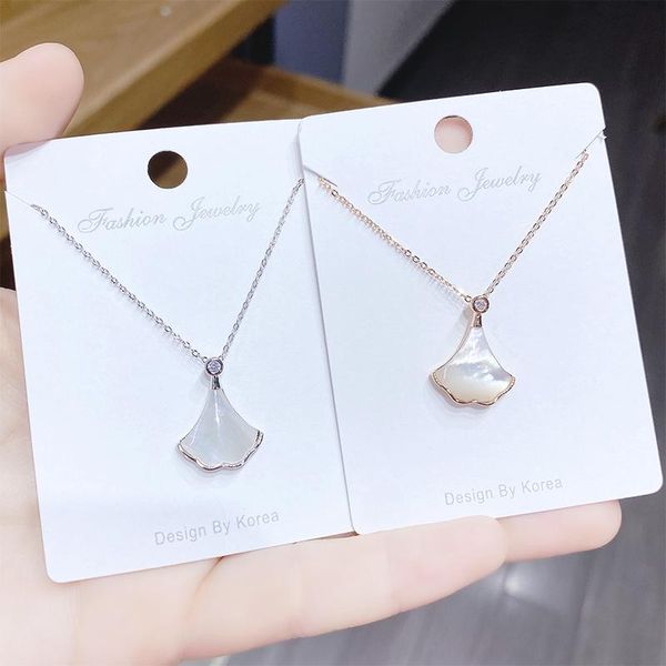 

pendant necklaces classic shape zircon necklace for women fashion jewelry trend custom made gift gold chain hiphop party wedding, Silver