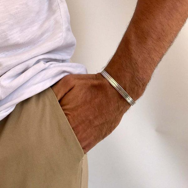 

bangle simple personality fashion olive branch bracelet plated with k gold flower leaf open jewelry luxury, Black