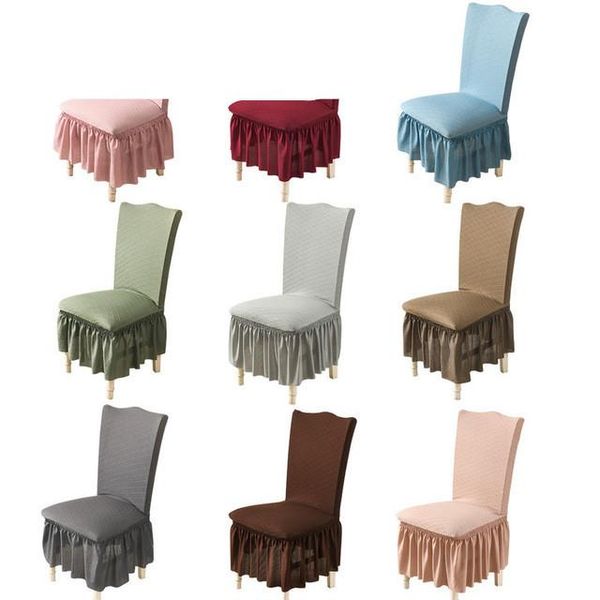 

24x19x8cm size slipcover removable anti-dirty seat chair covers furniture protectors cases wedding dinner restaurant