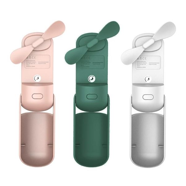 

handheld mini spray fan portable usb rechargeable pocket battery operated with power bank for wowen outdoor electric fans