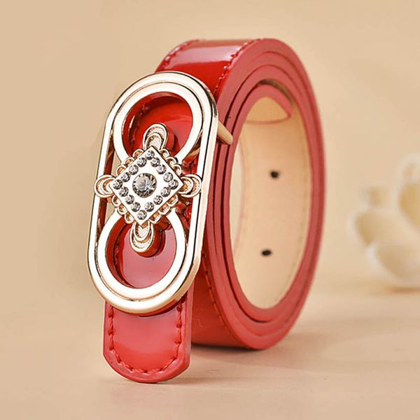 

children belts kids accessory girls boys accessories women girl students belt leather fashion flower rhinestone b7453, Black