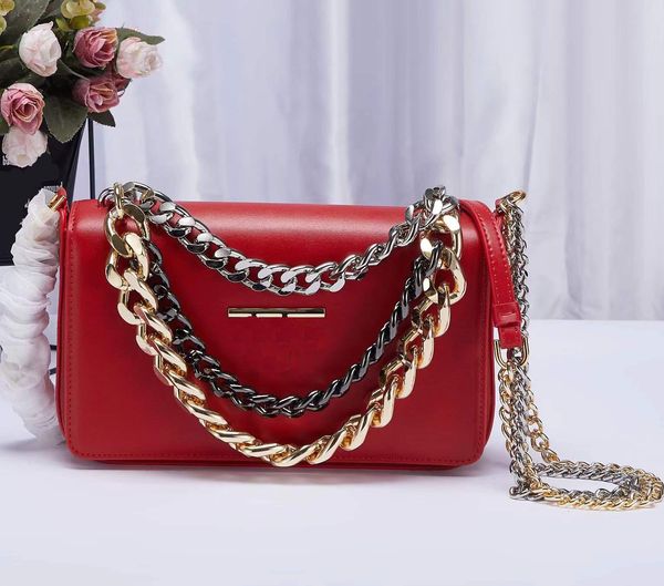 

women's bag shoulder tara real palmetto triple leather bag simple all-match ford tofu light luxury tom messenger leisure 774682 a2, Black