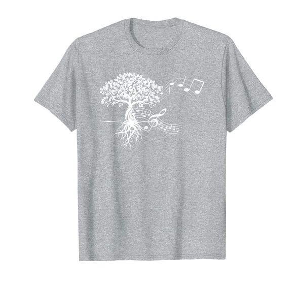 

treble clef tree - for musicians musics t-shirt, White;black