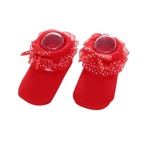 

first walkers baby shoes girl bow-knot soft sole infant anti-skid lace princess born christening 0-9m