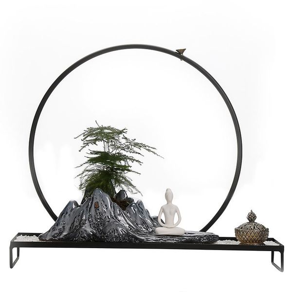 

fragrance lamps creative crafts backflow stove ornaments decorations for living room piecies ceramic buddha incense burner deco