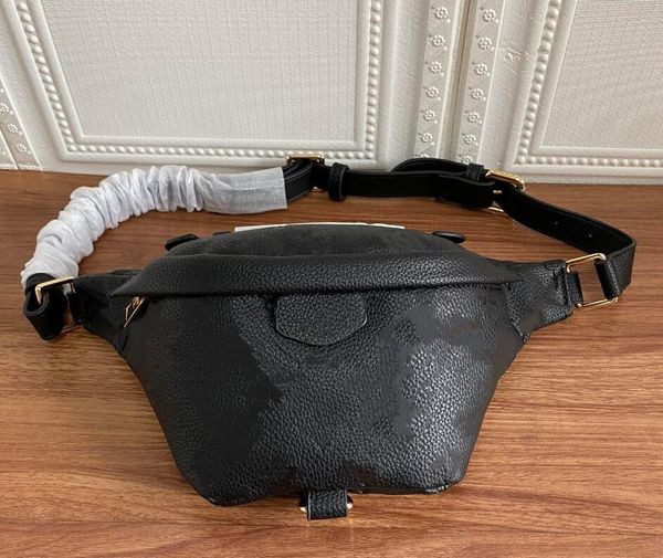 

black and white men women waist bags famous chest bag pack embossed old flower sports fannypack genuine leather belly waist bumbag crossbody