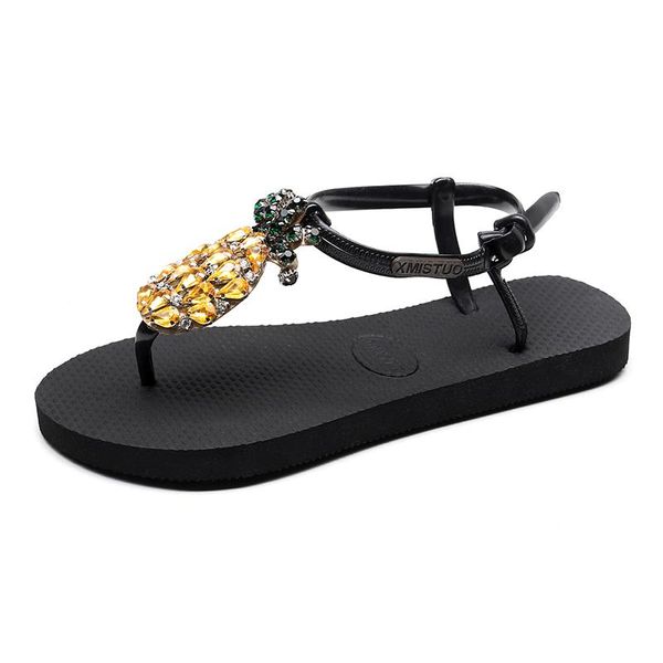 

explosions sandals flat joker soft-soled anti-slip slippers, Black
