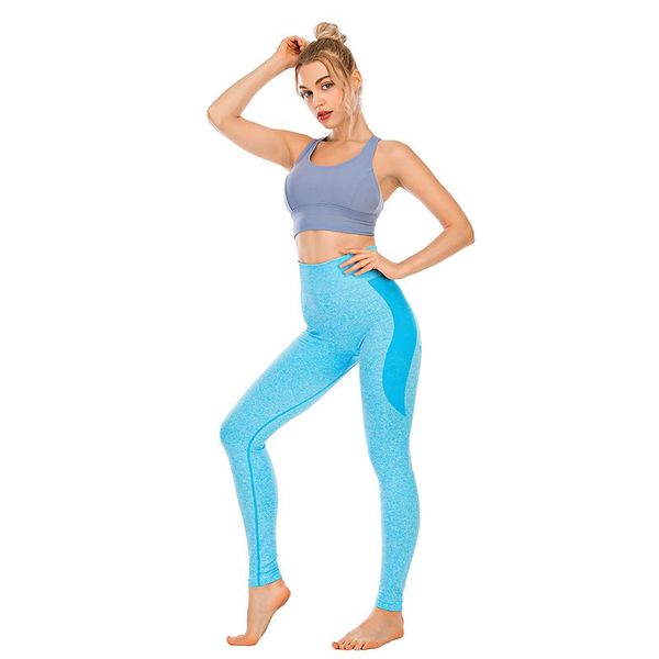 

yoga outfit comfortable pants sport leggings hip lift high waist breathable running fitness clothing grade seamless trousers