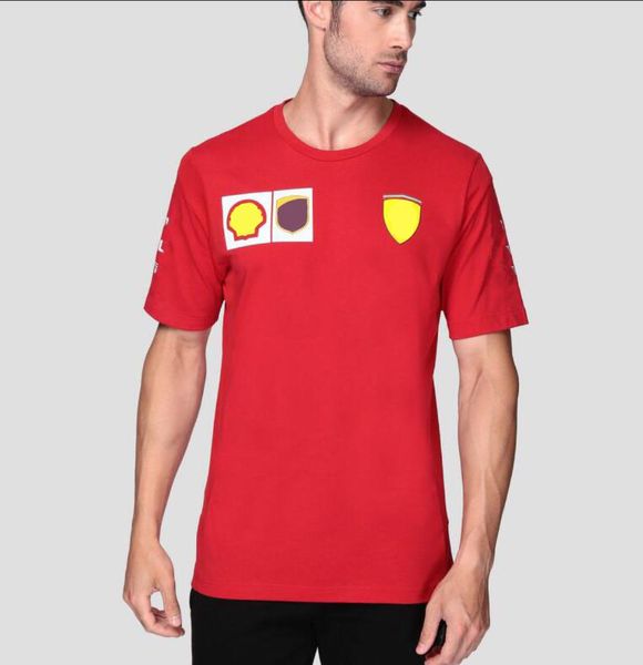 

F1 Formula One Short Sleeve T-Shirt Car Team Workwear Outdoor Casual Top