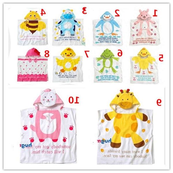 

bathrobe 13 children's baby bathrobes, bath towels, animal shaped cape, cape