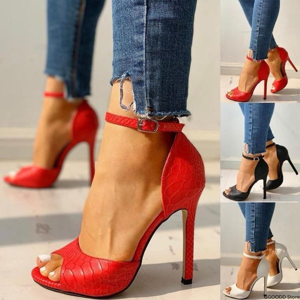 

sandals women's high heels fashion 2022 summer exquisite open-toed shoes heightened comfortable stiletto, Black