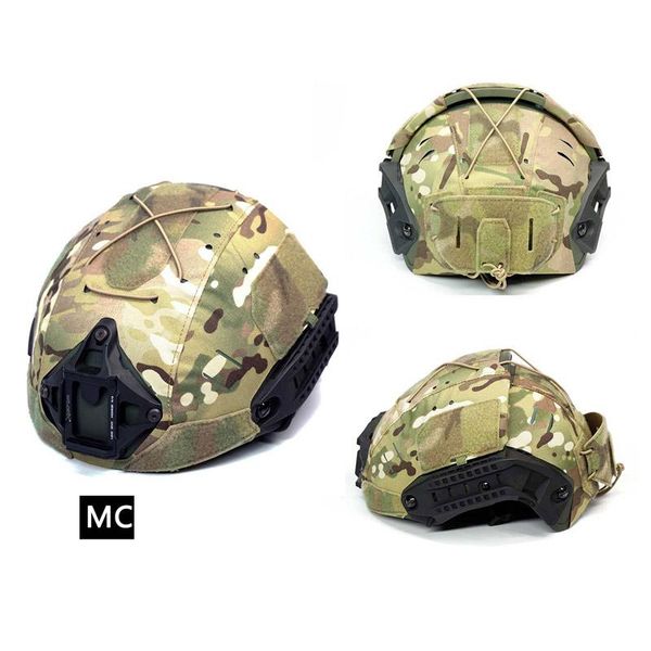 

cycling helmets cp af helmet cover camouflage cloth tactical protective laser cutting two-piece mc mcbk bk rg cb