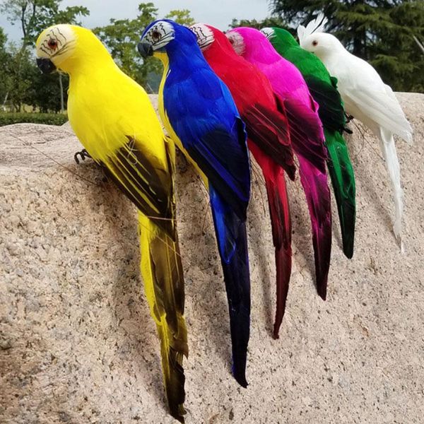 

garden decorations soledi foam beautiful animal statues tree bird home lifelike simulated parrot handmade yard decor lawn