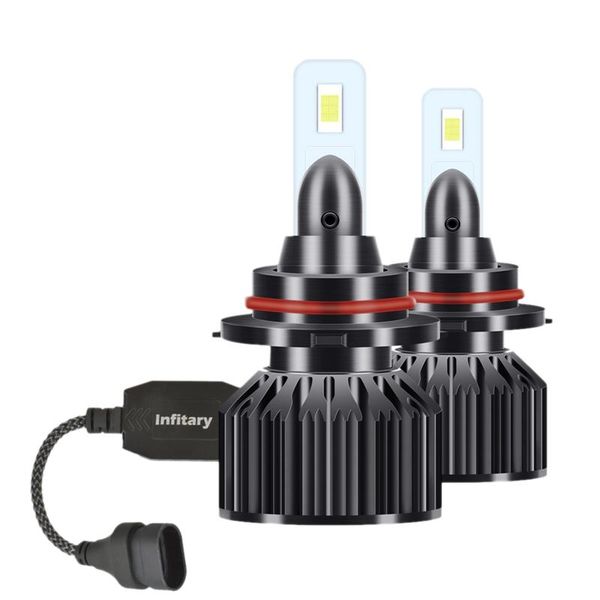 

infitary mini h4 h7 led car headlight bulb 12000lm 6500k h3 h11 h13 headlights