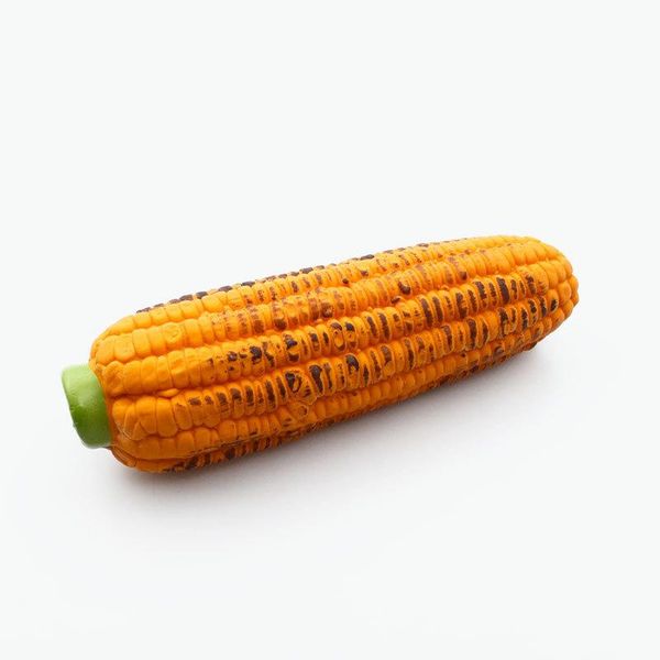 

dog toys & chews pet puppy latex corn shape squeaky bite-resistant interactive play chew toy funny