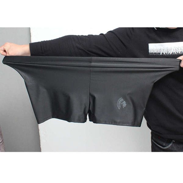 

qianshuo big fat swimwears man solid color comfortable thickened 40d black yarn fabric beach pants men's swimming trunks
