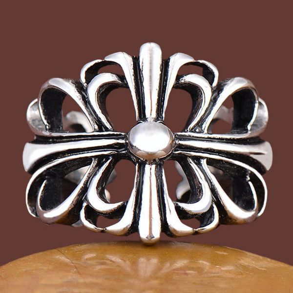 

party favor chrome/hearts rings trendy students fashion personality cross opening ring single food men's punk jewelry