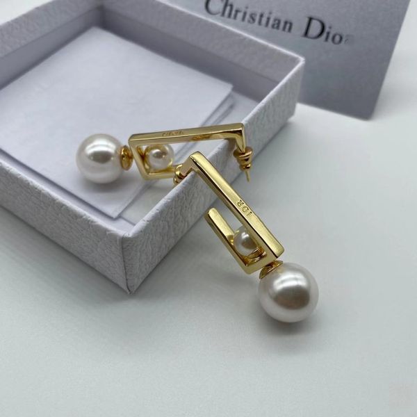 

design jewelry pearl red heart with diamond earrings autumn and winter geometric temperament earrings 808v jsx2, Golden;silver