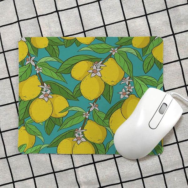 

mouse pads & wrist rests good use yellow cute lemon pattern comfort small mat gaming pad soft accessories mousepad