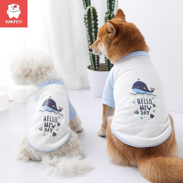 

kimpets 2021 cat clothes cute dog spring and autumn small puppy pet vest 4 styles for medium-sized apparel