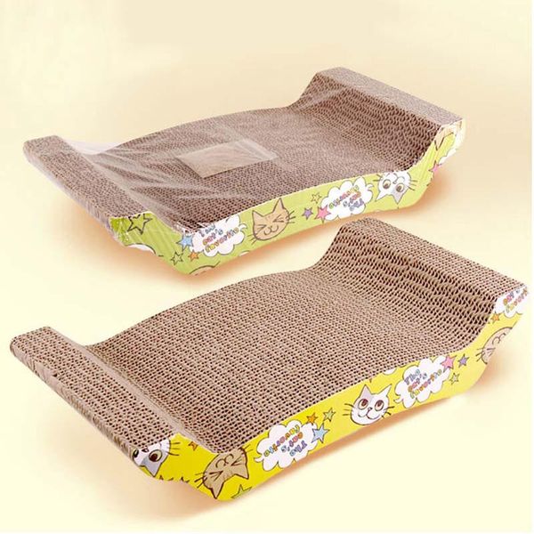 

cat furniture & scratchers toys corrugated paper scratch board environmental protection scratcher mat for kitten cats playing pet supplies 1