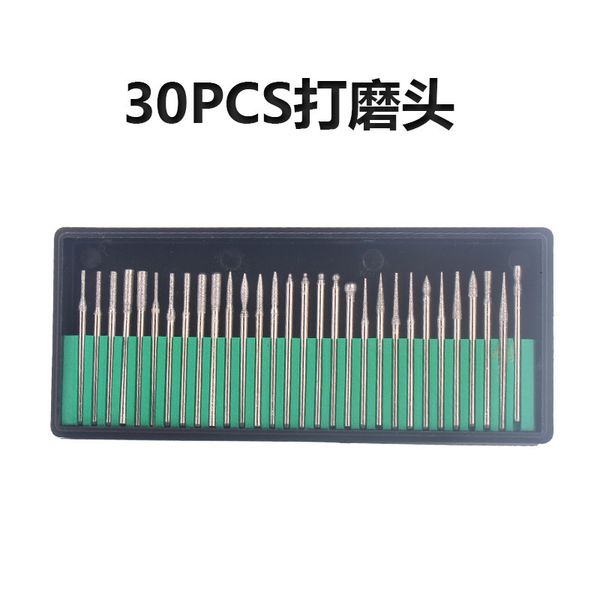 

30 piece diamond peeling set electric tool nail removing grinding head b