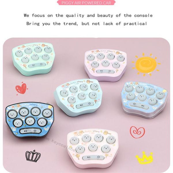 

whack-a-mole toy game mini pocket key chain cute cartoon creative features gift pendant