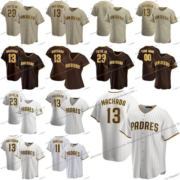 

padre manny machado baseball jersey san diego fernando tatis jr. tony gwynn trevor hoffman yu darvish wil myers jake cronenworth dinelson la, Blue;black
