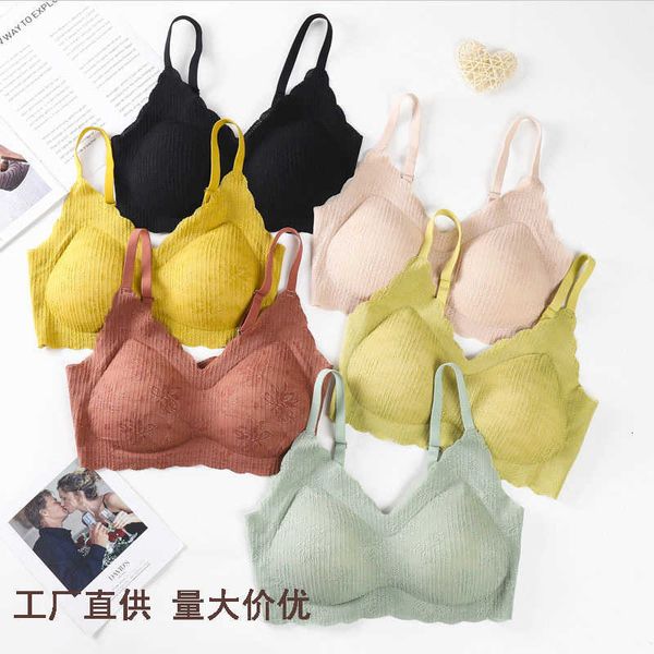 

fashion thai latex pleated yoga lace sling underwear sports bra women, Black;white