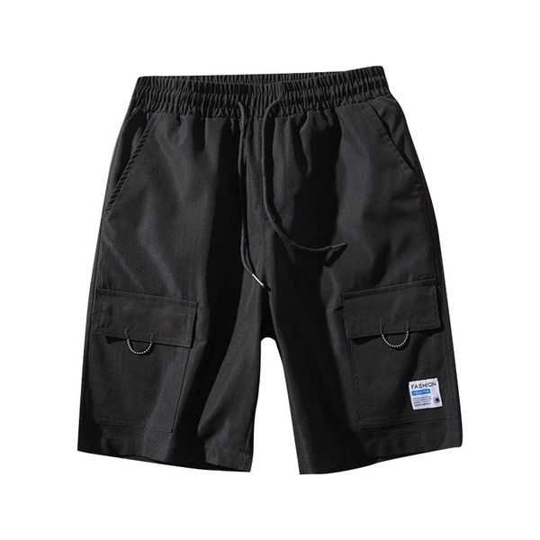

men's shorts pantalones cortos plus size fitness men bodybuilding breathable casual short male, White;black