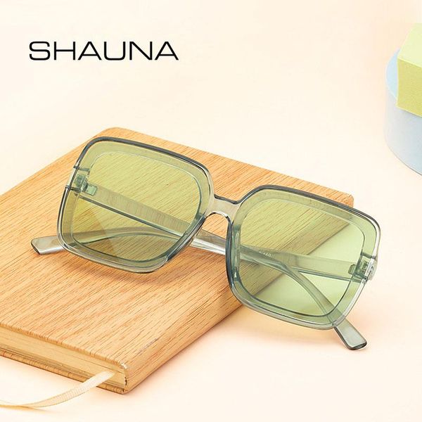 

sunglasses shauna vintage oversize square uv400, White;black