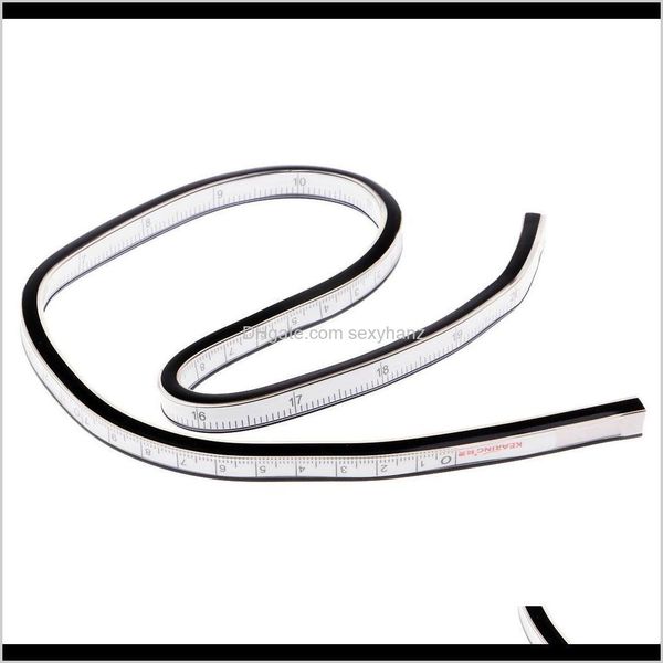 

sewing notions tools apparel drop delivery 2021 50cm flexible curve ruler drafting ding measure tool woodworking craft exqy6, Black