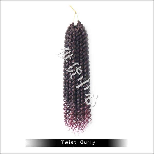 

twist curly spring, Black