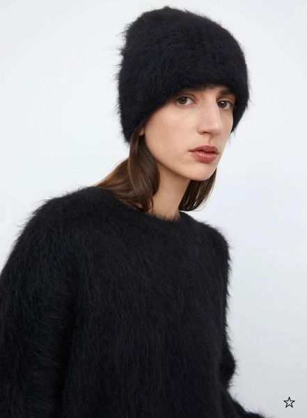 

beanies women wool blend knit hats autumn winter 3 colors casual warm all-match ladies fashion caps 2021