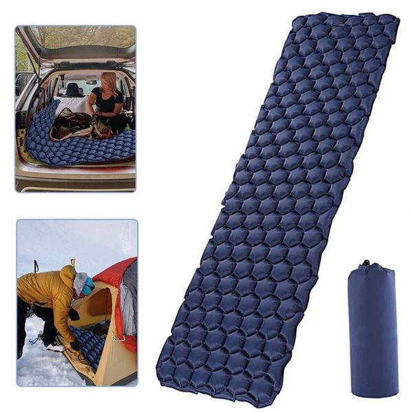 

outdoor pads inflatable mattress air camping mat ultralight sleeping bed nylon pad