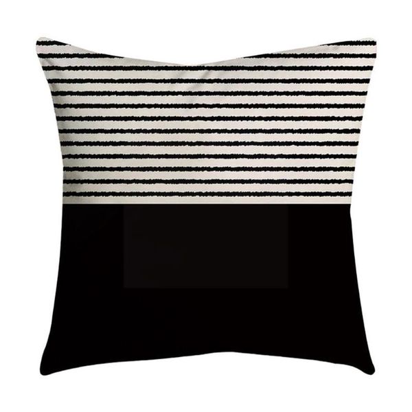 

pillow case black white geometric cushion cover pillowcase sofa o1m6 home c polyester cushions pillowcover deny automata