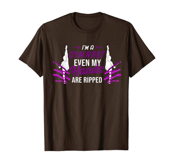 

i'm a gymnast my hands are ripped gymnastics t-shirt, White;black
