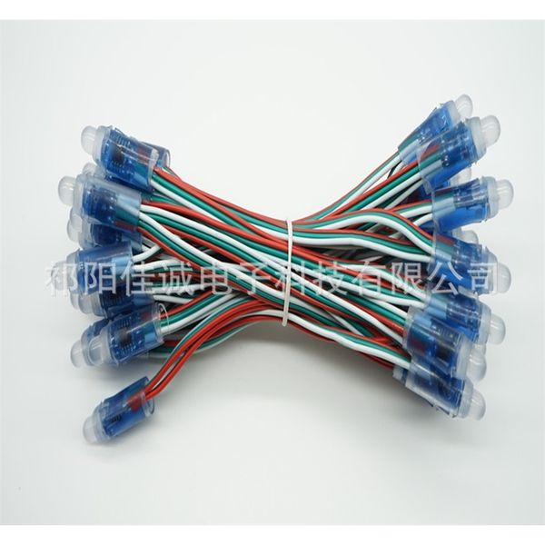 

led full point control luminous character 12mm color line gluing ic8206 lamp string