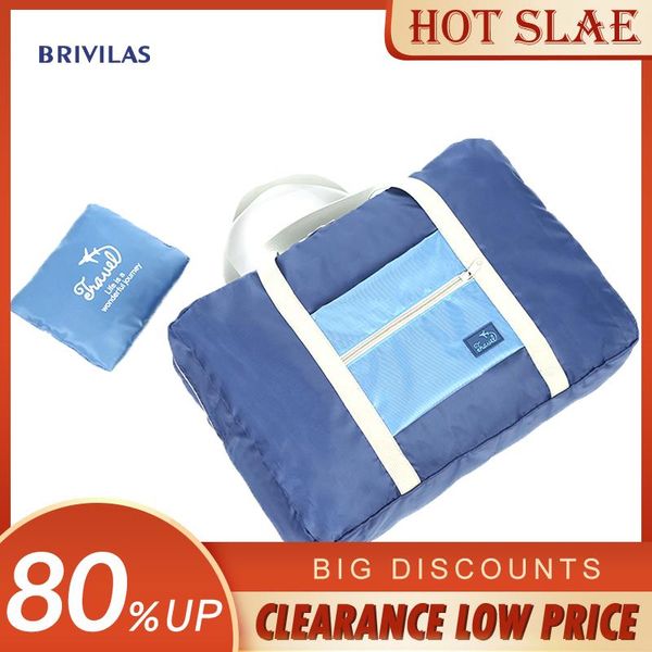 

brivilas foldable travel bag women large capacity waterproof bags tote handbag portable storage purse luggage fashion duffel